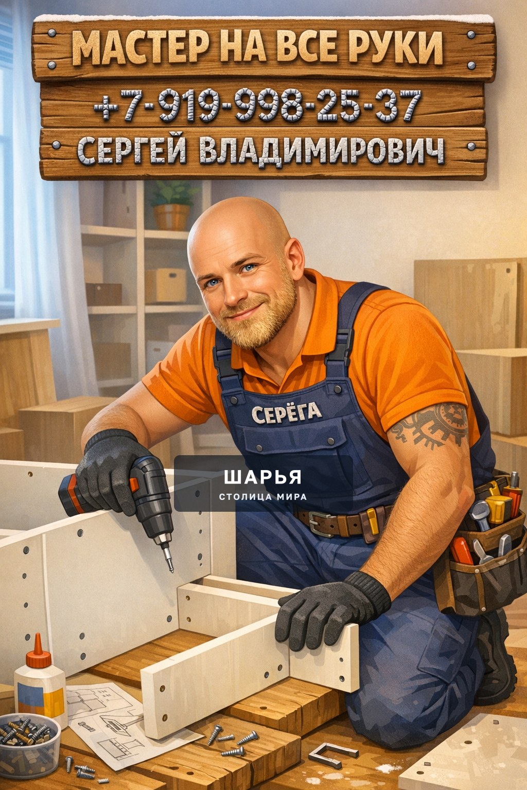 +7-919-998-25-37 — Сергей Владимирович — Шарья