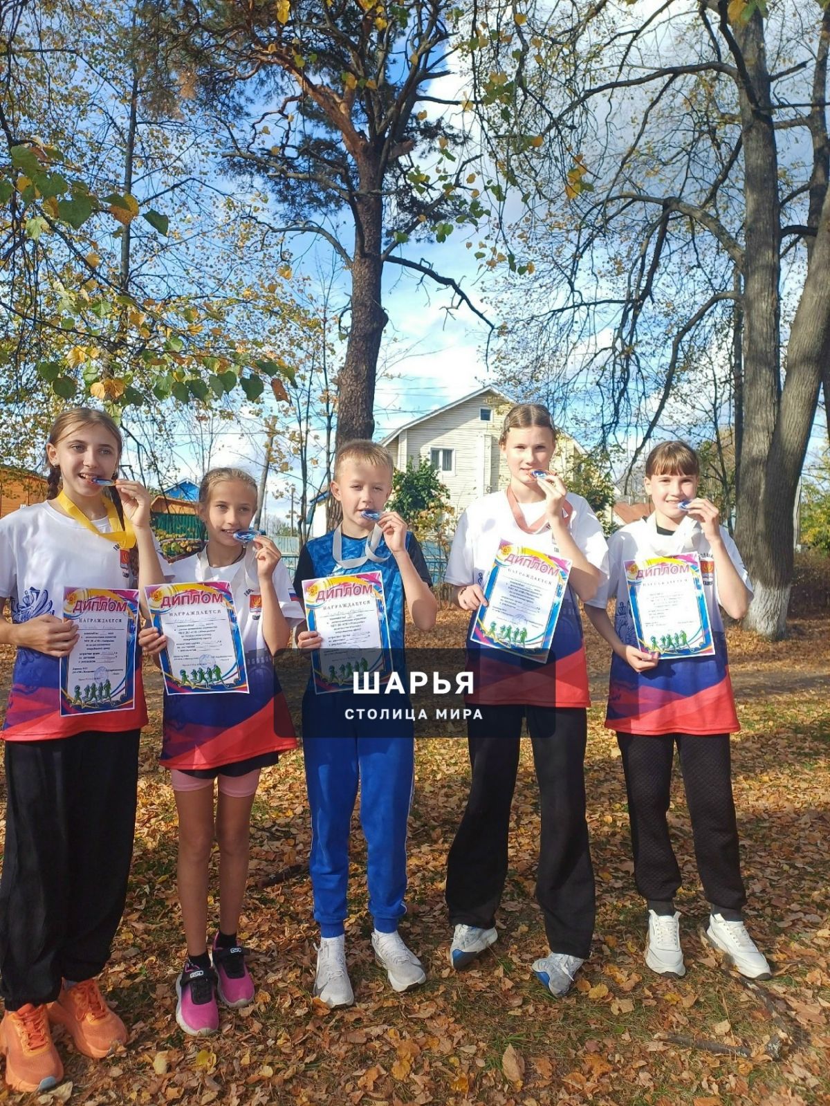 Солнечная теплая погода встретила Шарьинский спортсменов на осеннем легкоатлетическом кроссе — Шарья