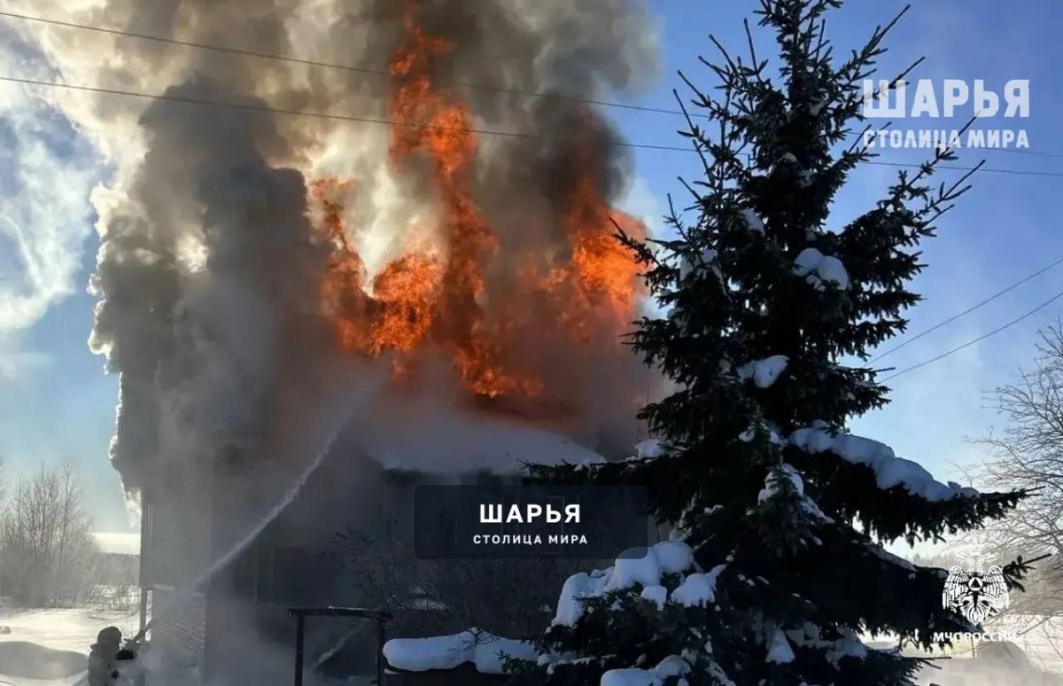 Смертельный пожар в Мантуровском округе: один человек погиб, второй в реанимации — Шарья