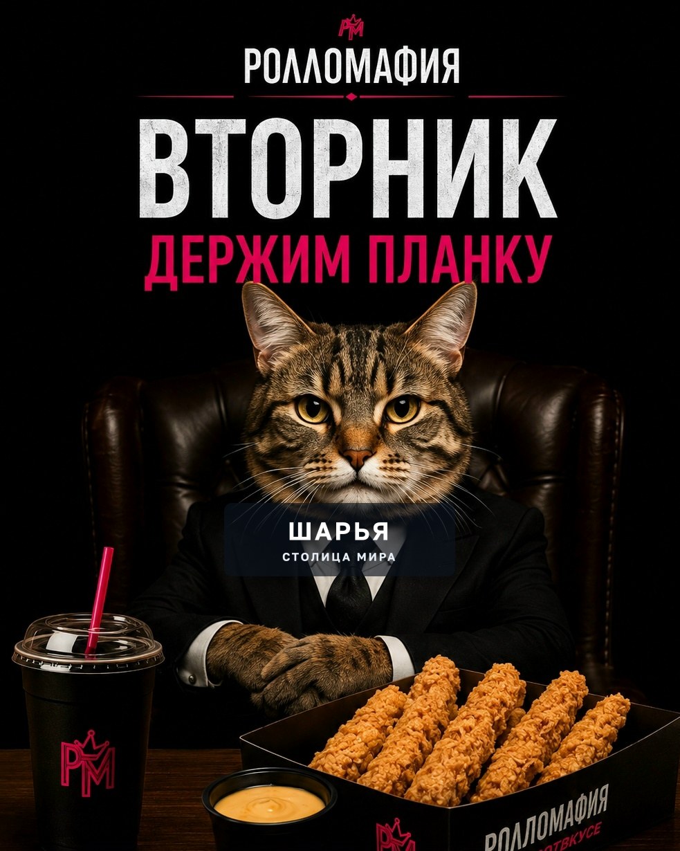 Вторник требует пищевой компенсации — Шарья