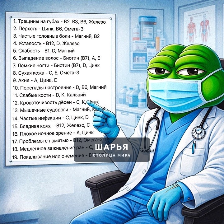 Врачи в сети составили СПИСОК ВИТАМИНОВ, которых не хватает при определённых проблемах у… — Шарья