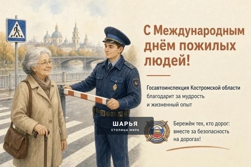 В Госавтоинспекции Костромской области напоминают о важности соблюдения ПДД на дорогах людьми… — Шарья