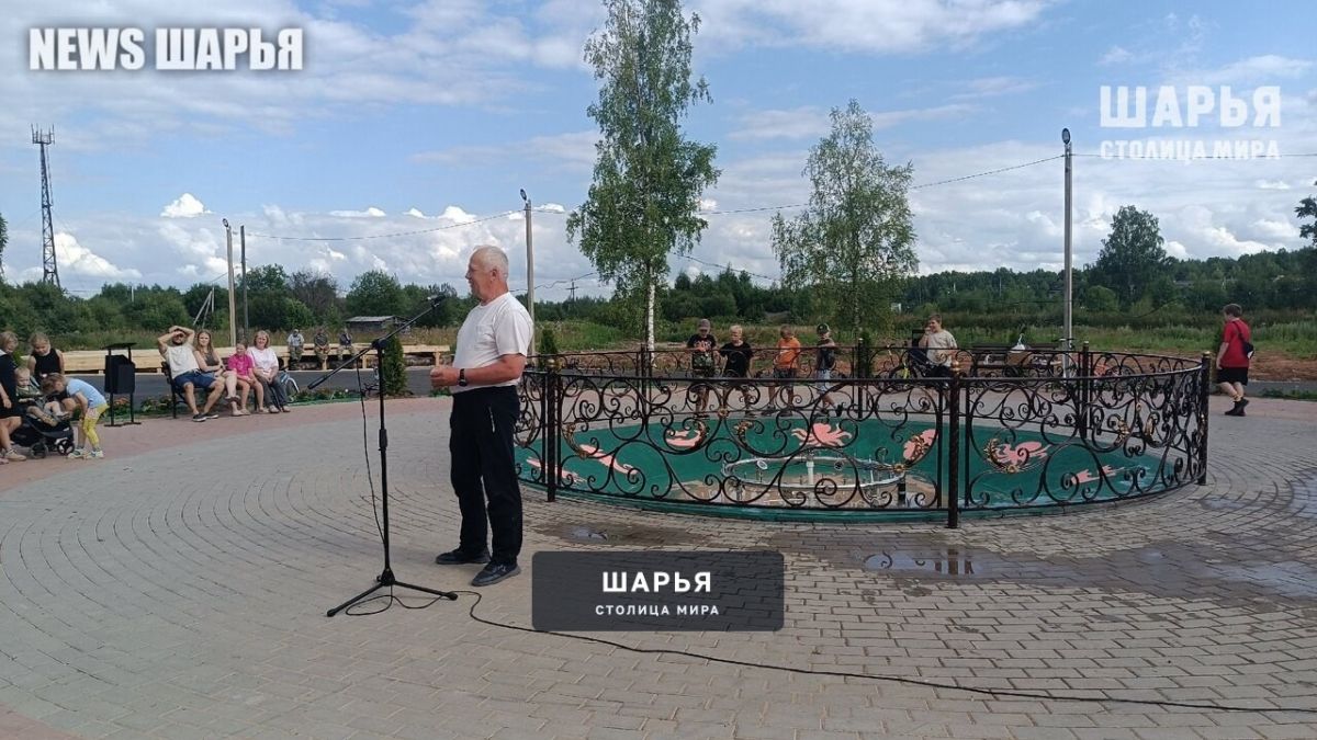 В Зебляках появилось новое место притяжения - фонтан — Шарья