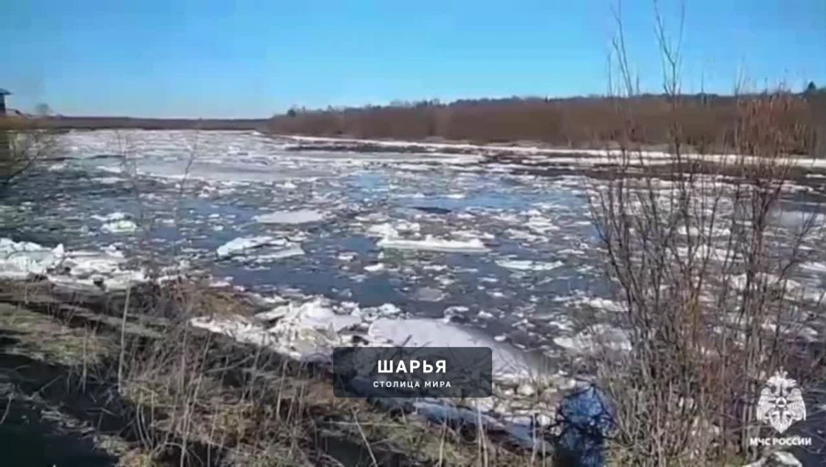 На северо-востоке региона начался ледоход — Шарья