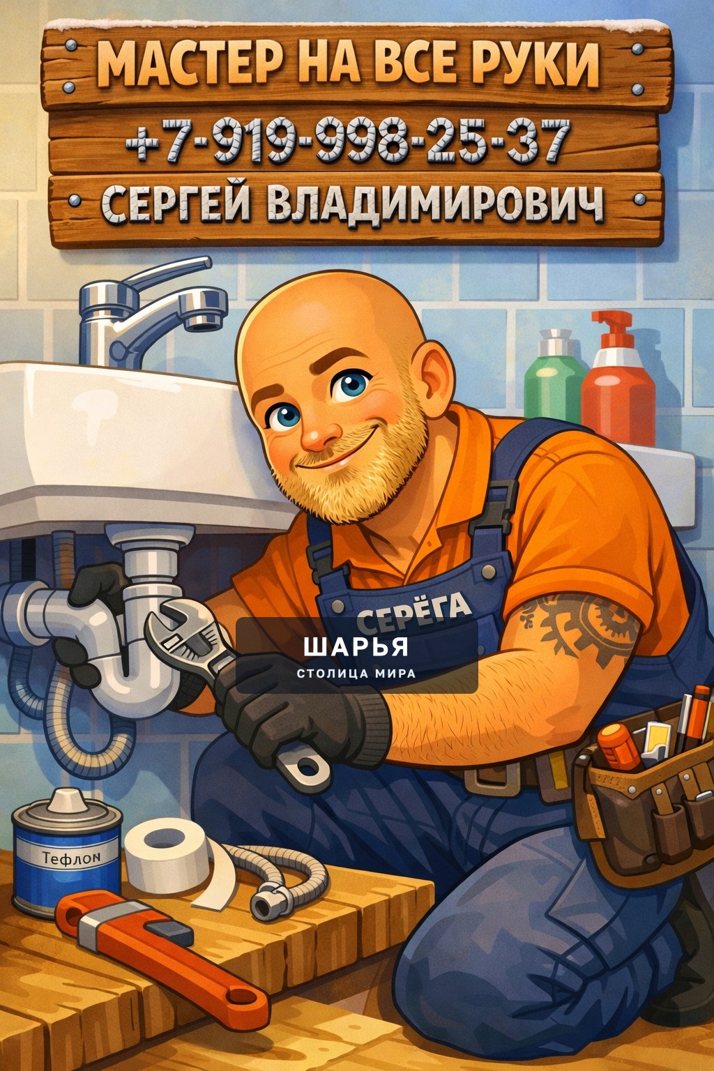 +7-919-998-25-37 — Сергей Владимирович — Шарья