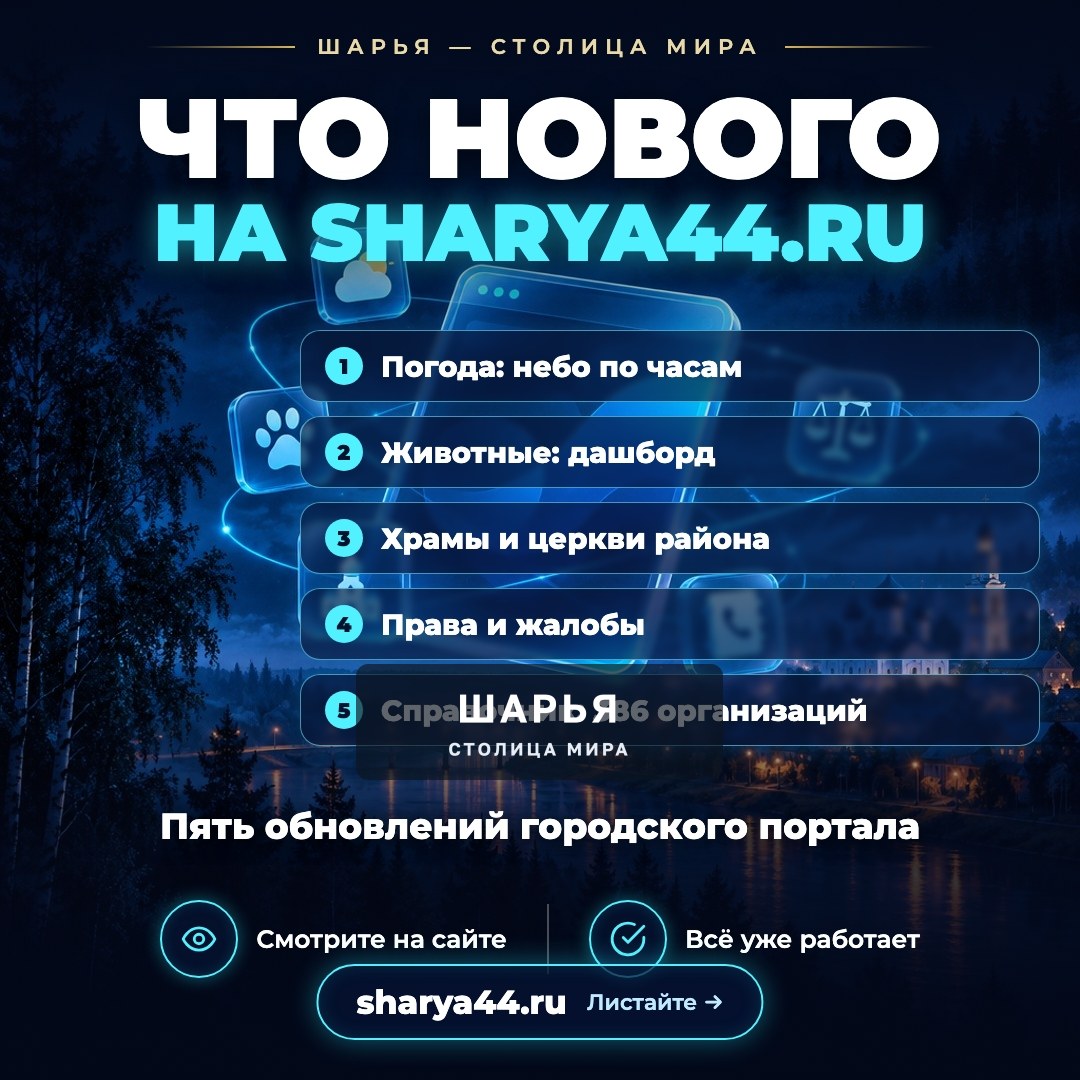 Свежий релиз для Шарьи! — Шарья