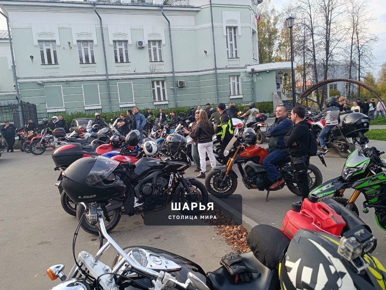 В Шарье закрыли мотосезон массовым сбором байкеров — Шарья, фото 6